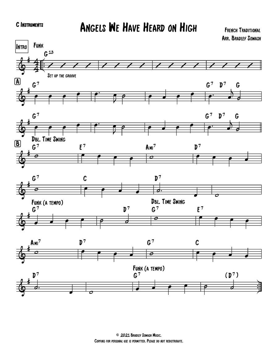 Christmas Fake Book with Jazz Chords Piano Solo scores gallery preview page 4