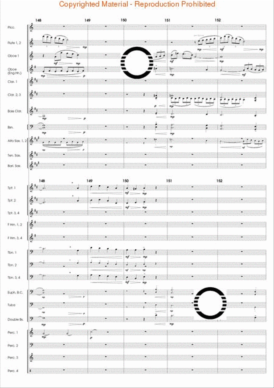 The Eagle's Flight Concert Band scores gallery preview page 30