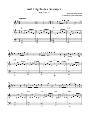 Auf Flügeln des Gesanges (Op.34 no.2)