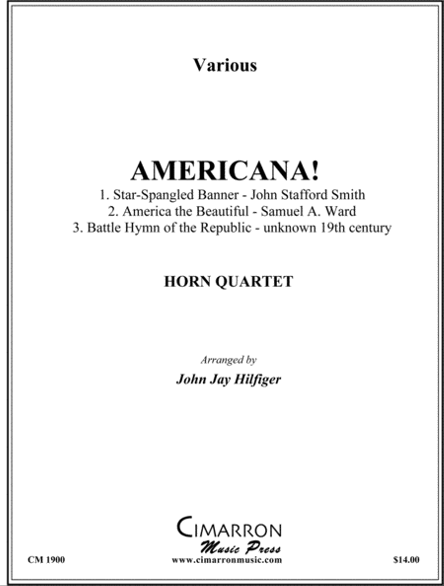 Americana! Horn scores gallery preview page 1