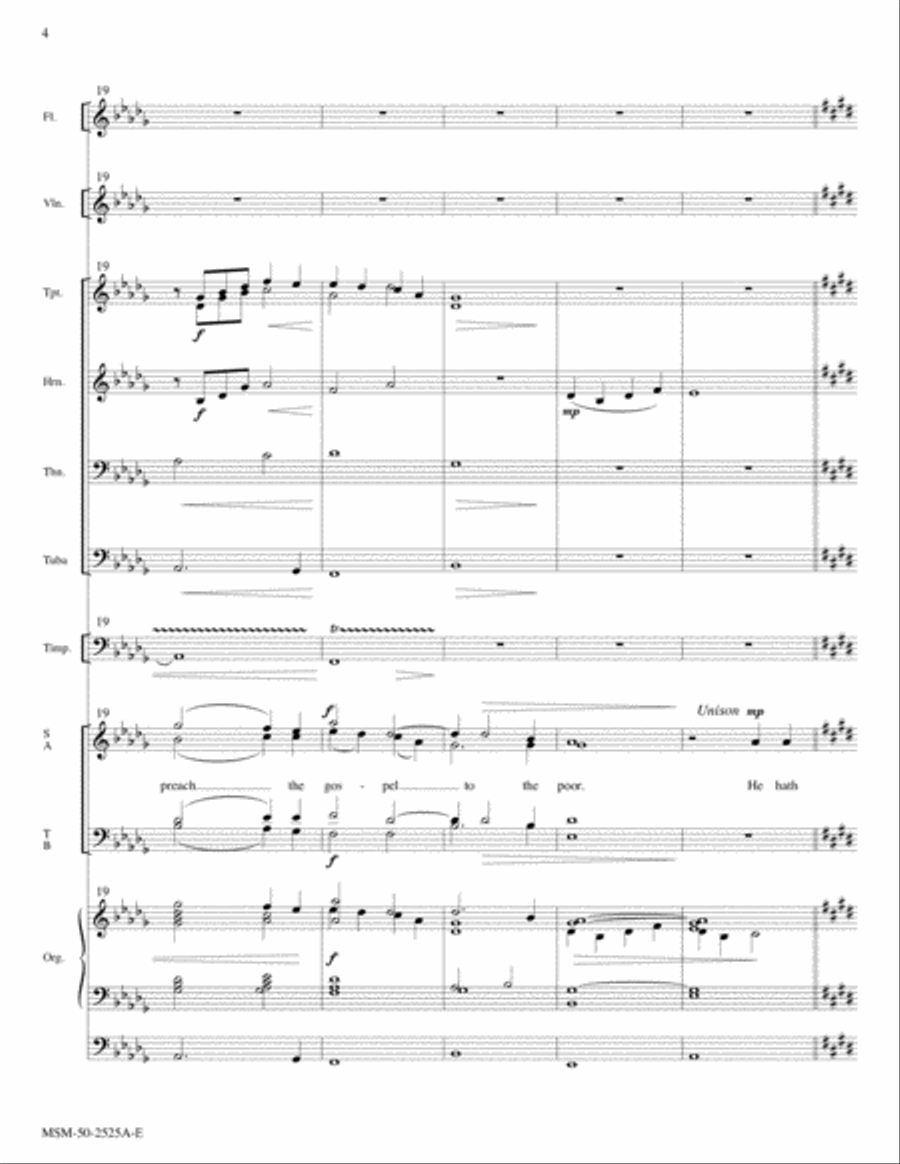 The Spirit of the Lord (Full Score)