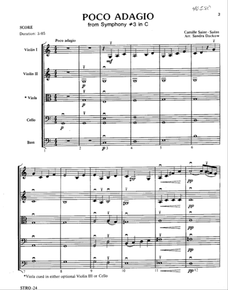 Symphony No. 3 in C, Op. 78 