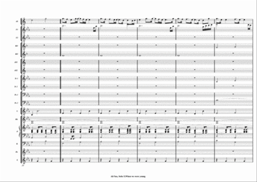 When We Were Young Large Ensemble scores gallery preview page 5