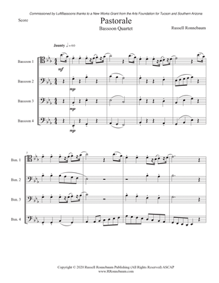 Pastorale (Bassoon Quartet)