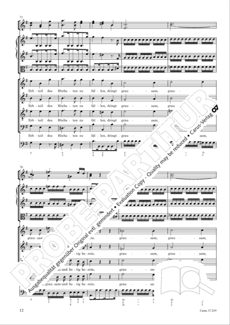 Erwachet, ihr Christen STB scores gallery preview page 13