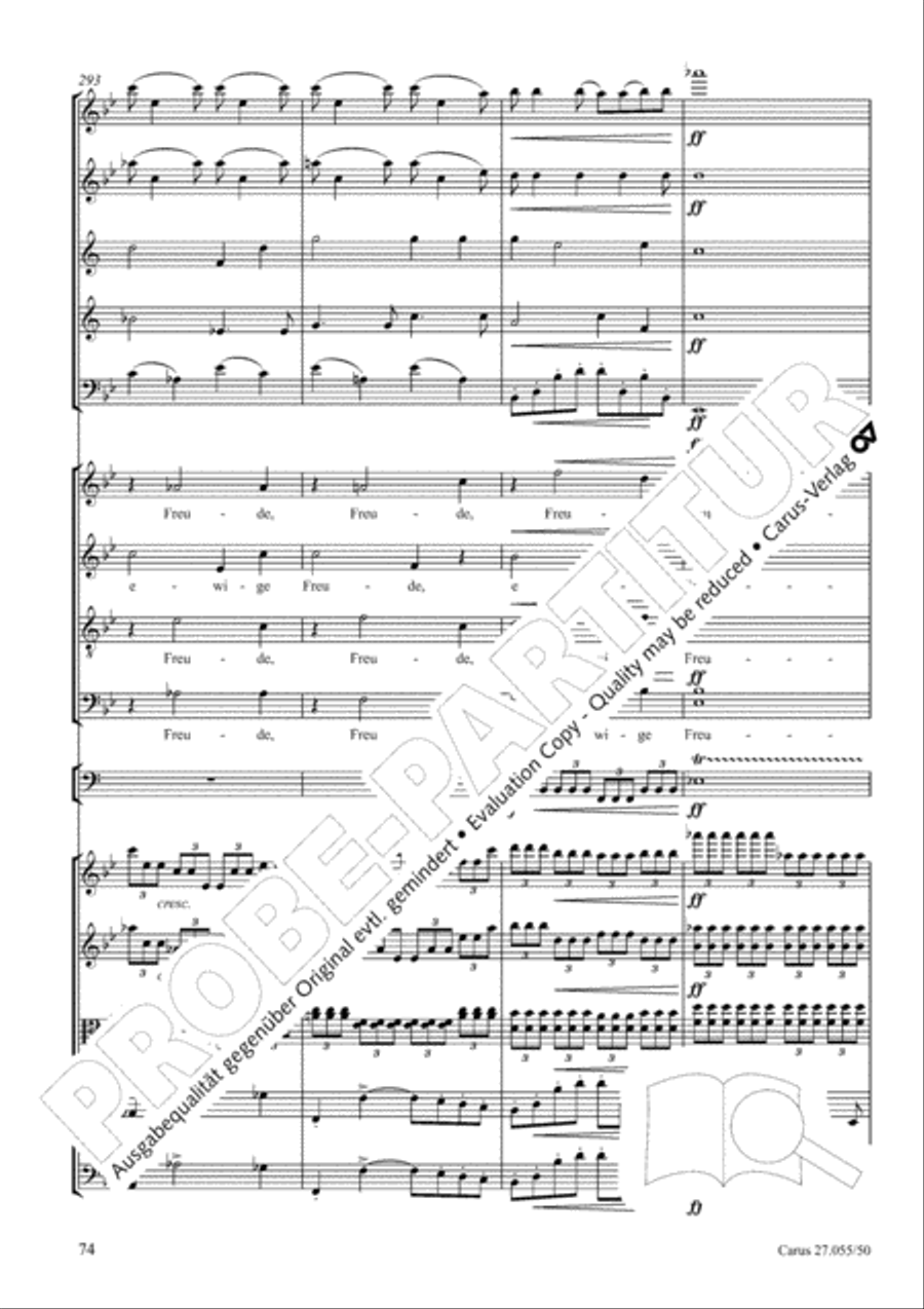 Ein Deutsches Requiem (German Requiem) 4-Part scores gallery preview page 81