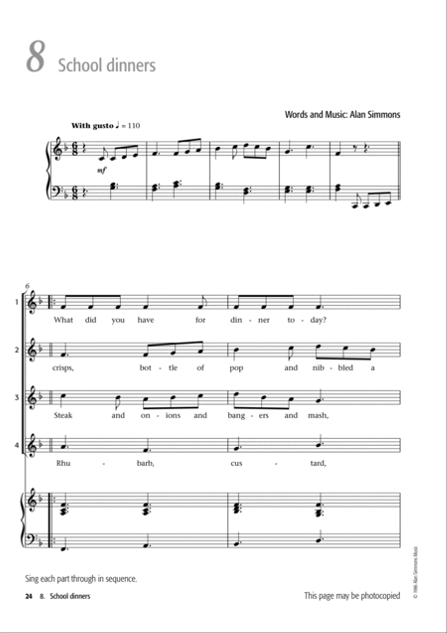 Junior Voiceworks 2 Unison Choir scores gallery preview page 6