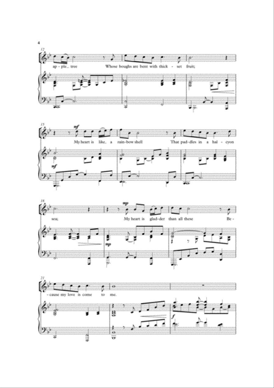 Like a Singing Bird SSA scores gallery preview page 3