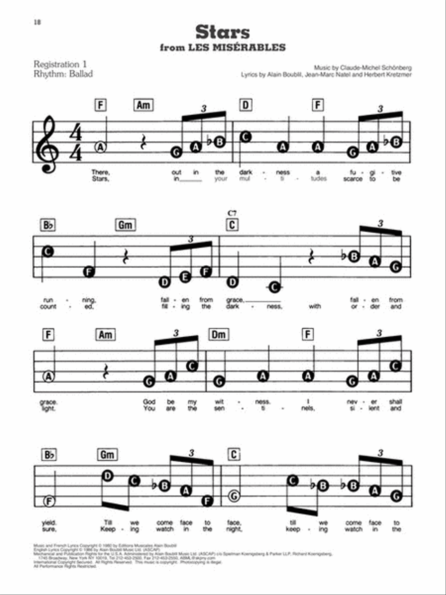 Les Misérables Voice scores gallery preview page 4