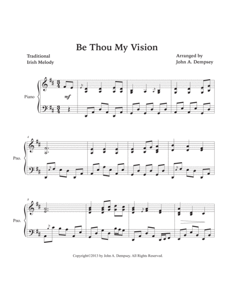 Be Thou My Vision (Celtic Piano) image number null