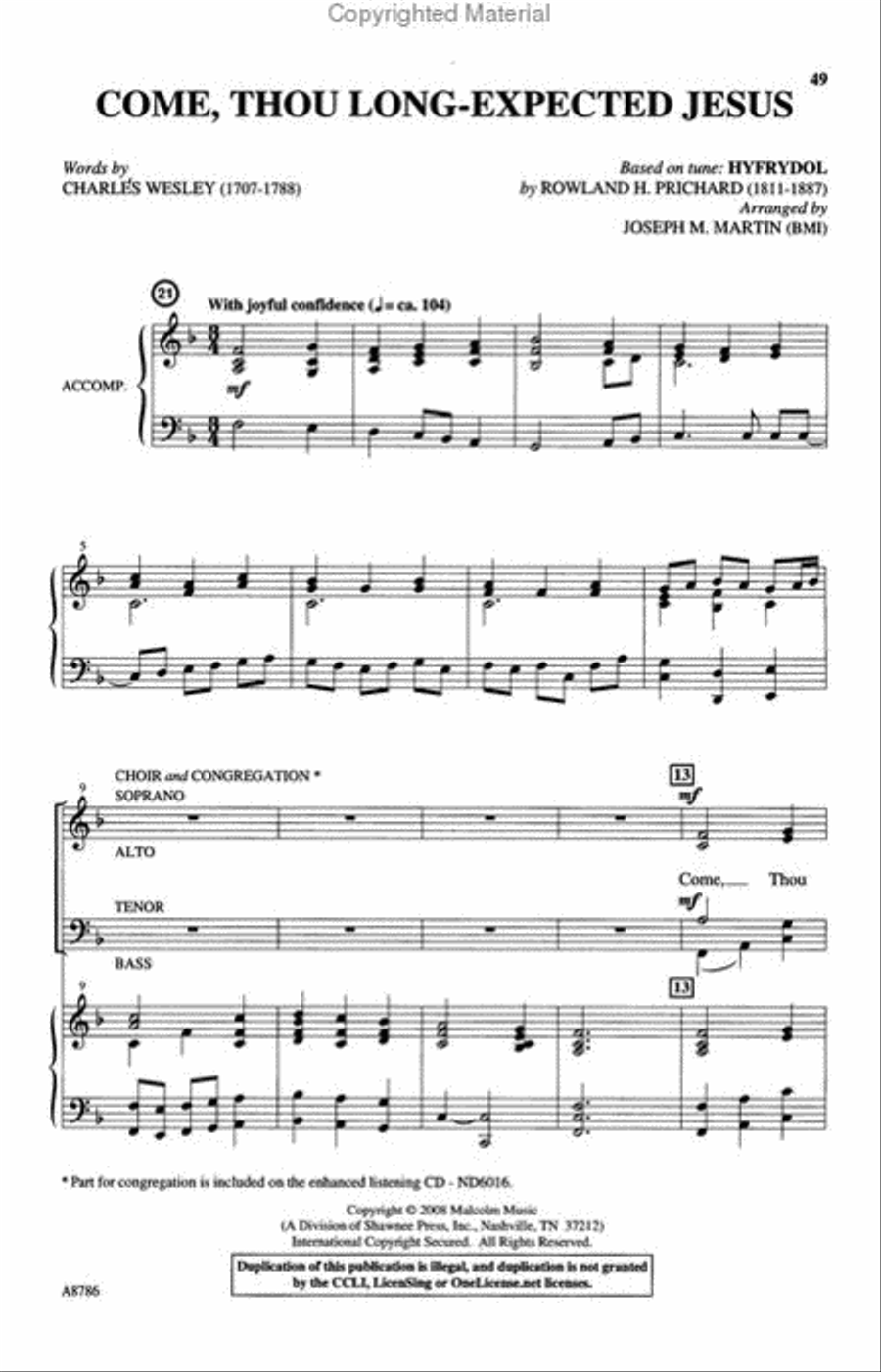 Festival of Carols Festival of Carols 4-Part scores gallery preview page 4