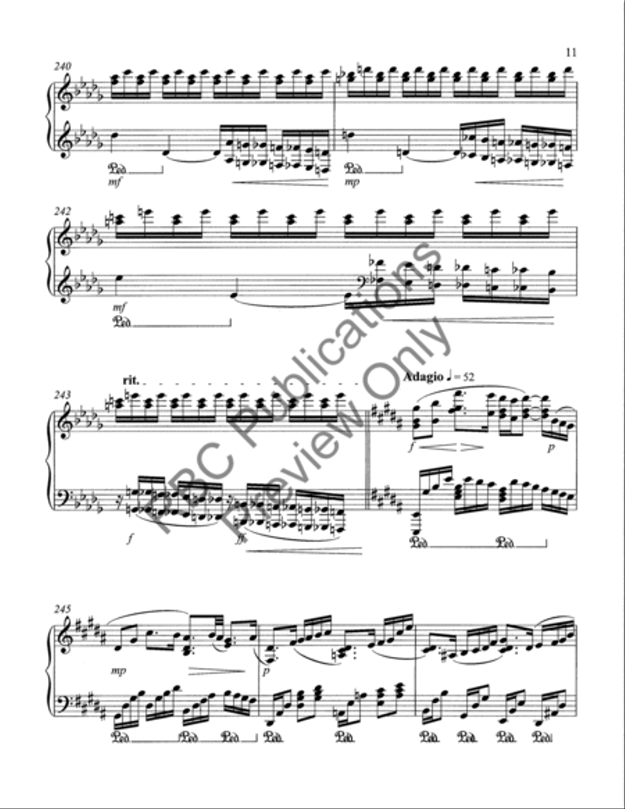Selected Advanced Concertworks Piano Solo Collection Piano Solo scores gallery preview page 14