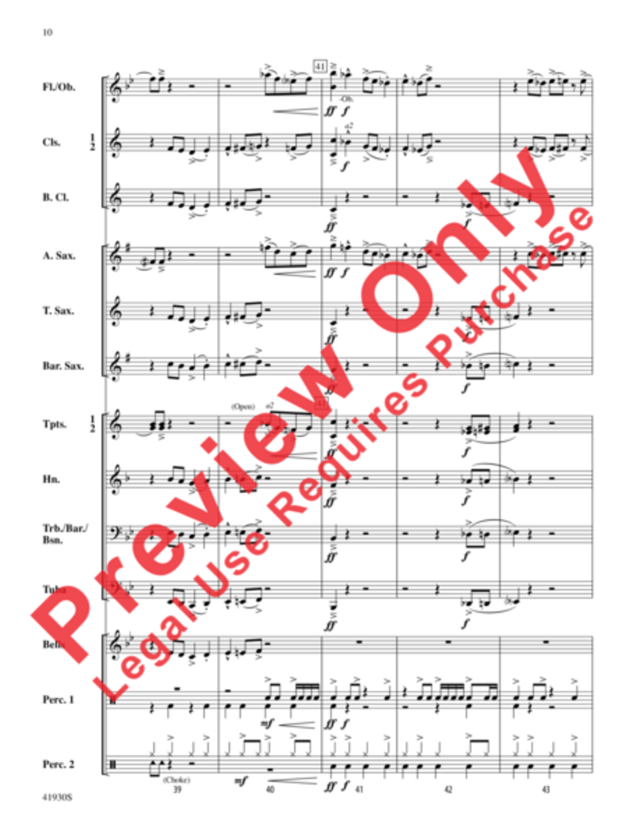 Rock Star Concert Band scores gallery preview page 11