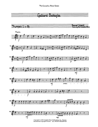 Galliard Battaglia - Bb Trumpet 1 (Brass Quintet)