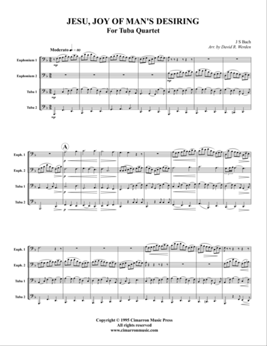 Jesu, Joy of Man's Desiring EETT scores gallery preview page 2