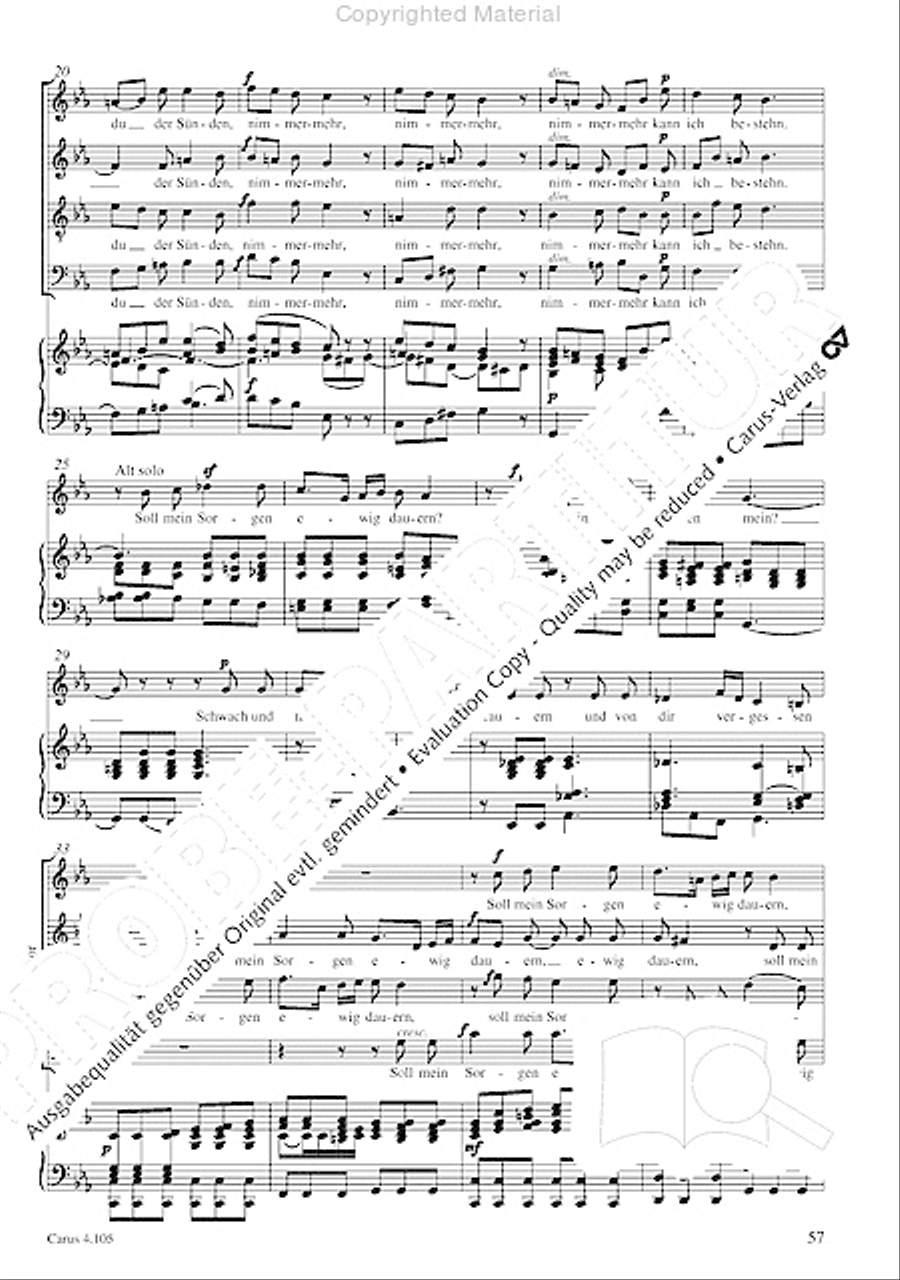 Choral collection Mendelssohn - editionchor Choir scores gallery preview page 58