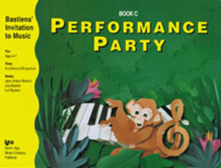Invitation To Music Performance Party Book C