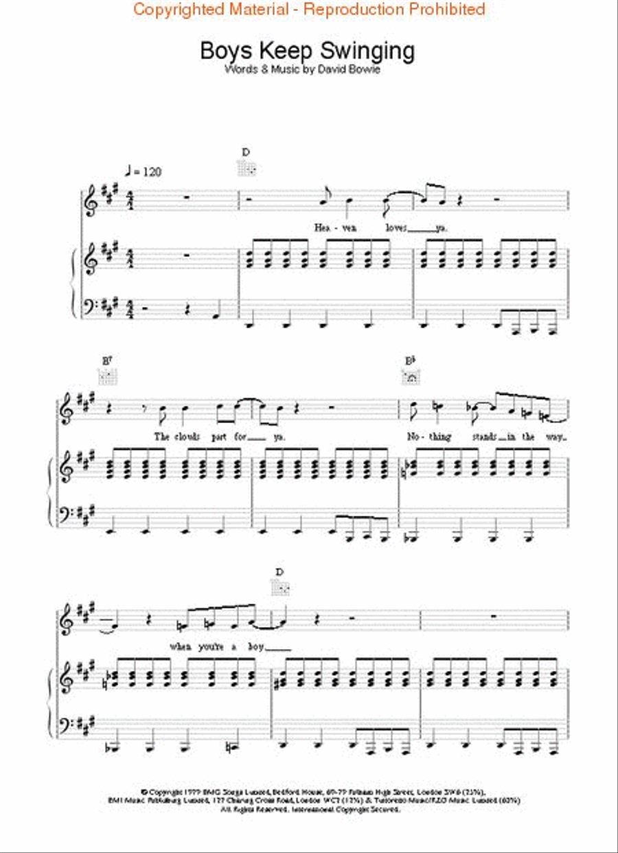 David Bowie Anthology David Bowie Anthology Piano, Vocal, Guitar scores gallery preview page 2