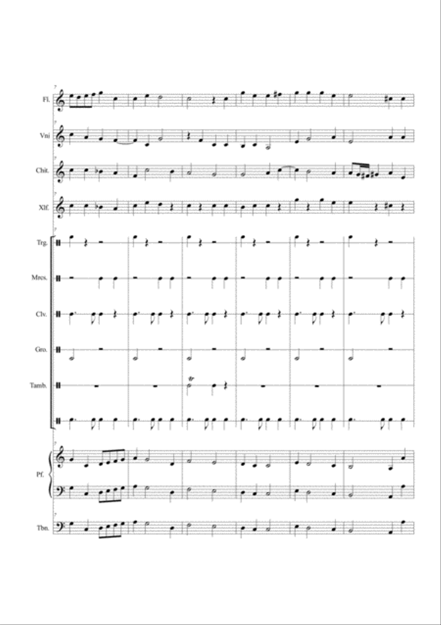 Cinta di fior un giorno Cinta di fior un giorno Large Ensemble scores gallery preview page 2
