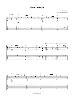 The Ash Grove (Fingerstyle Guitar Arrangement)
