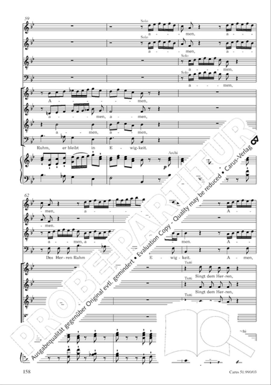 The Creation (Die Schopfung) 4-Part scores gallery preview page 161