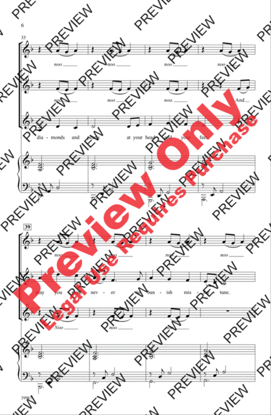 Sleepsong Sleepsong Women's Choir scores gallery preview page 6