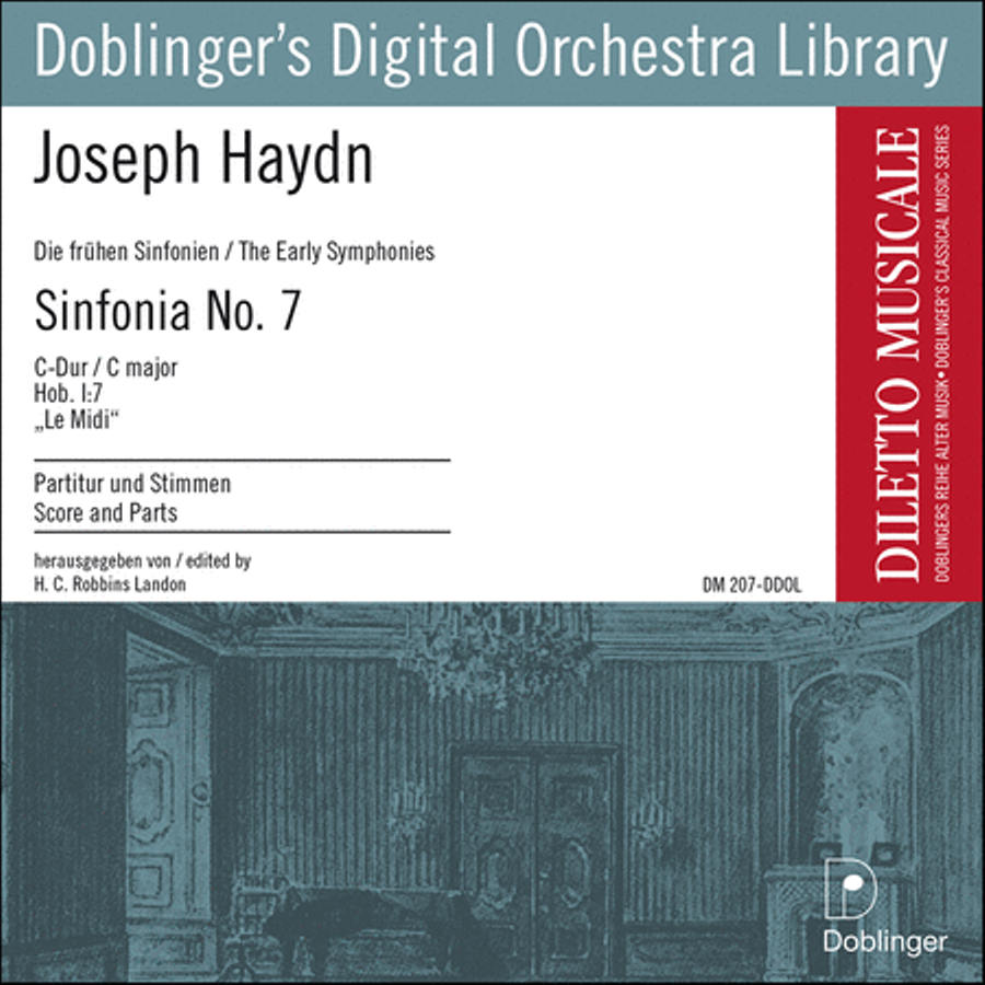 Sinfonia Nr. 7 c-Dur (Le Midi) CD-ROM scores gallery preview page 1