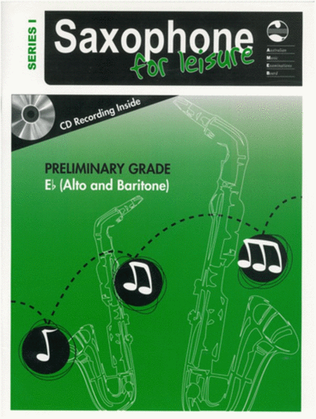 AMEB Saxophone For Leisure Prelim E Flat Book/CD Ser 1