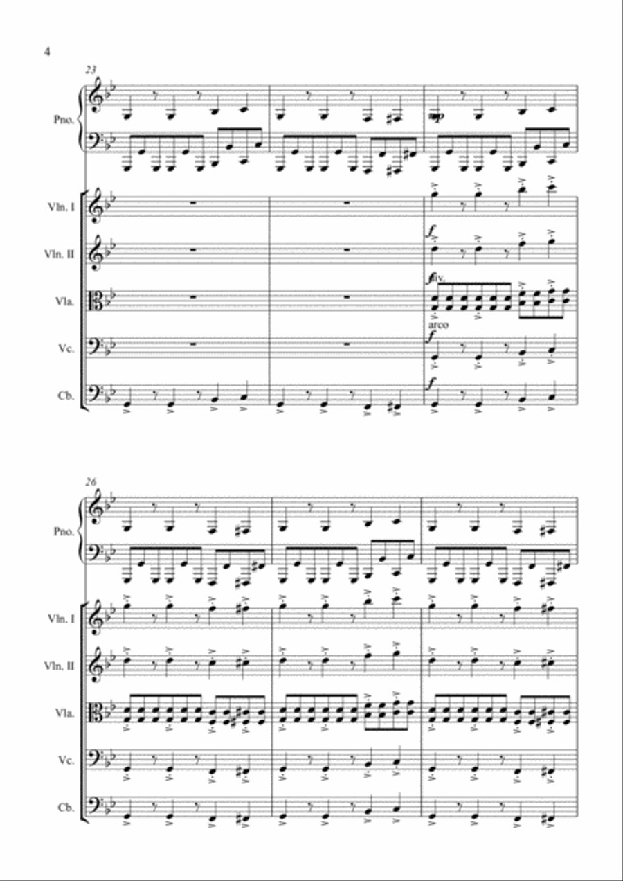 Mission: Impossible Theme from the Paramount Television Series MISSION: IMPOSSIBLE Chamber Orchestra scores gallery preview page 5