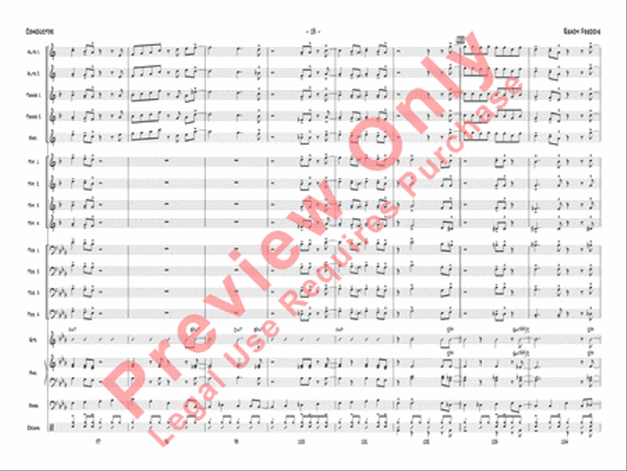 Ready Freddie Jazz Ensemble scores gallery preview page 16