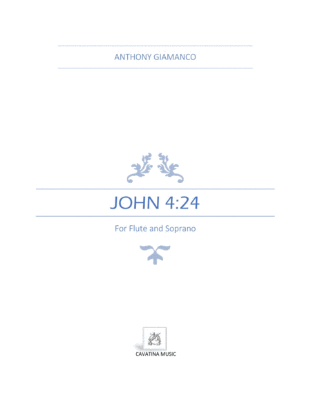 John 4:24 (flute and soprano) image number null