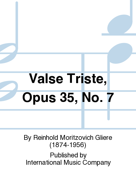 Valse Triste, Op. 35 No. 7 (KIRKBRIDE)