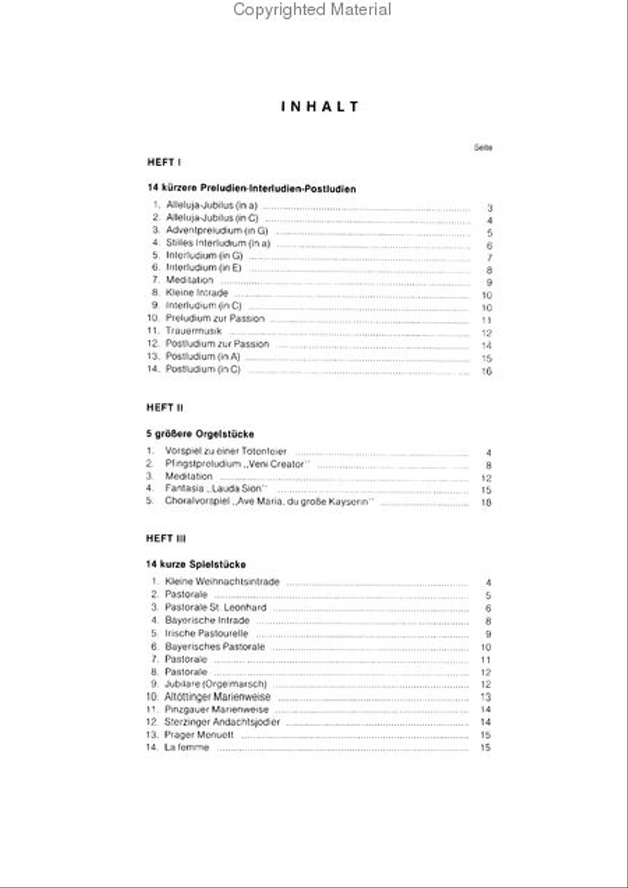 Orgelbuch II Organ scores gallery preview page 2