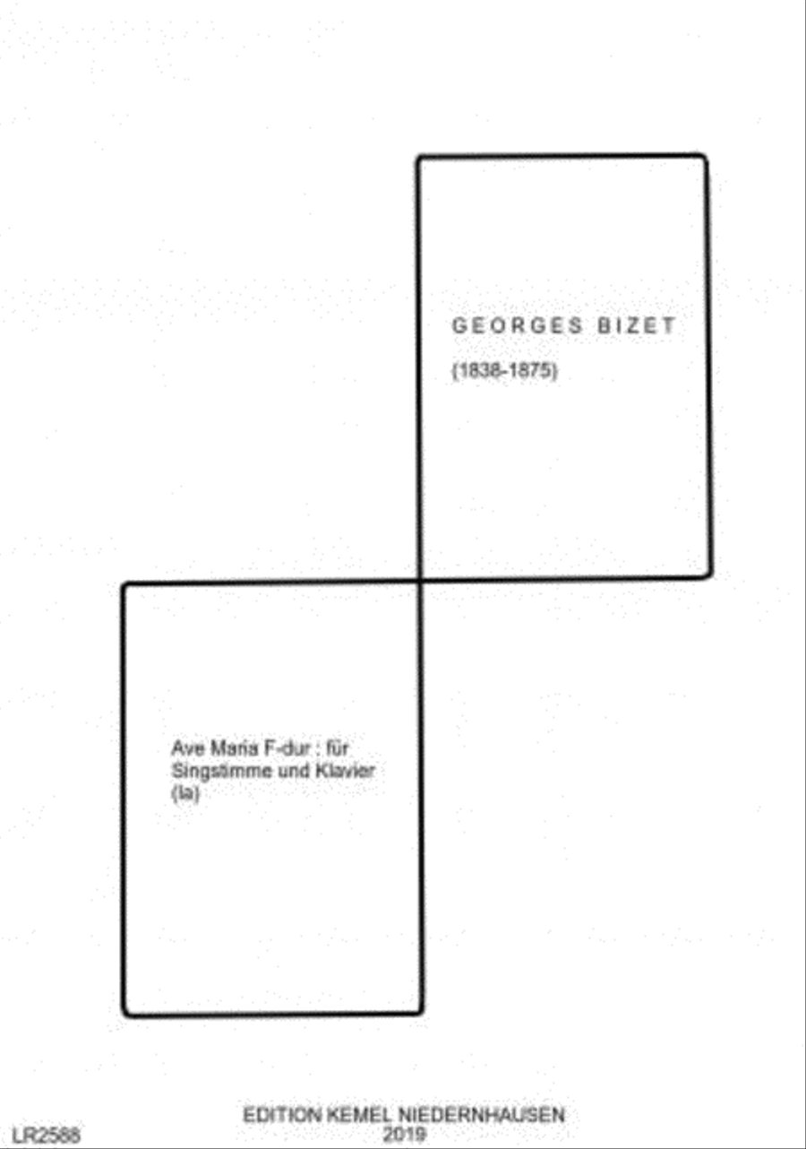 Ave Maria F-dur Ave Maria F-dur Voice Solo scores gallery preview page 1