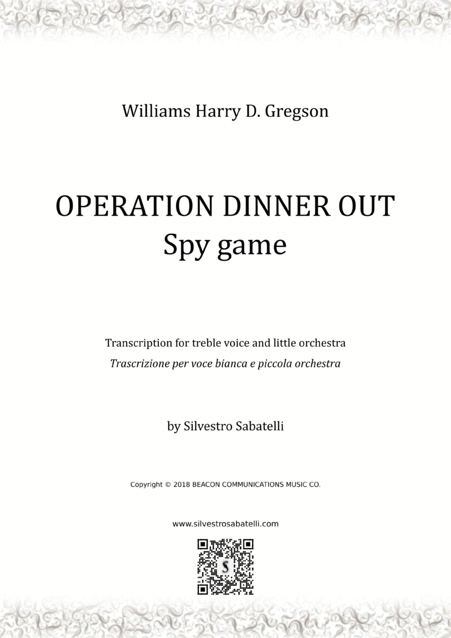 Operation Dinner Out Large Ensemble scores gallery preview page 1