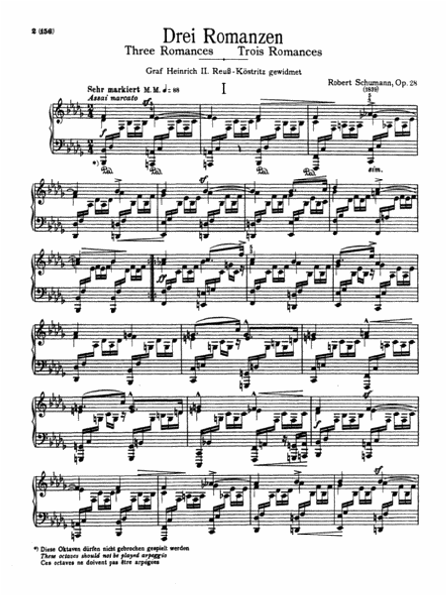 Three Romances, Op. 28