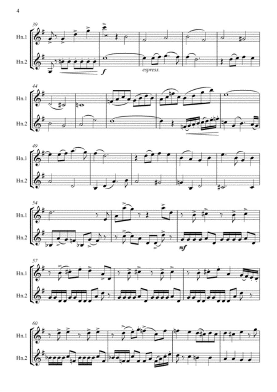 Belle Belle Brass Duet scores gallery preview page 4