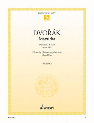 Mazurka D minor, Op. 56/4