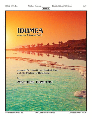 Book cover for Idumea (And Am I Born to Die?)