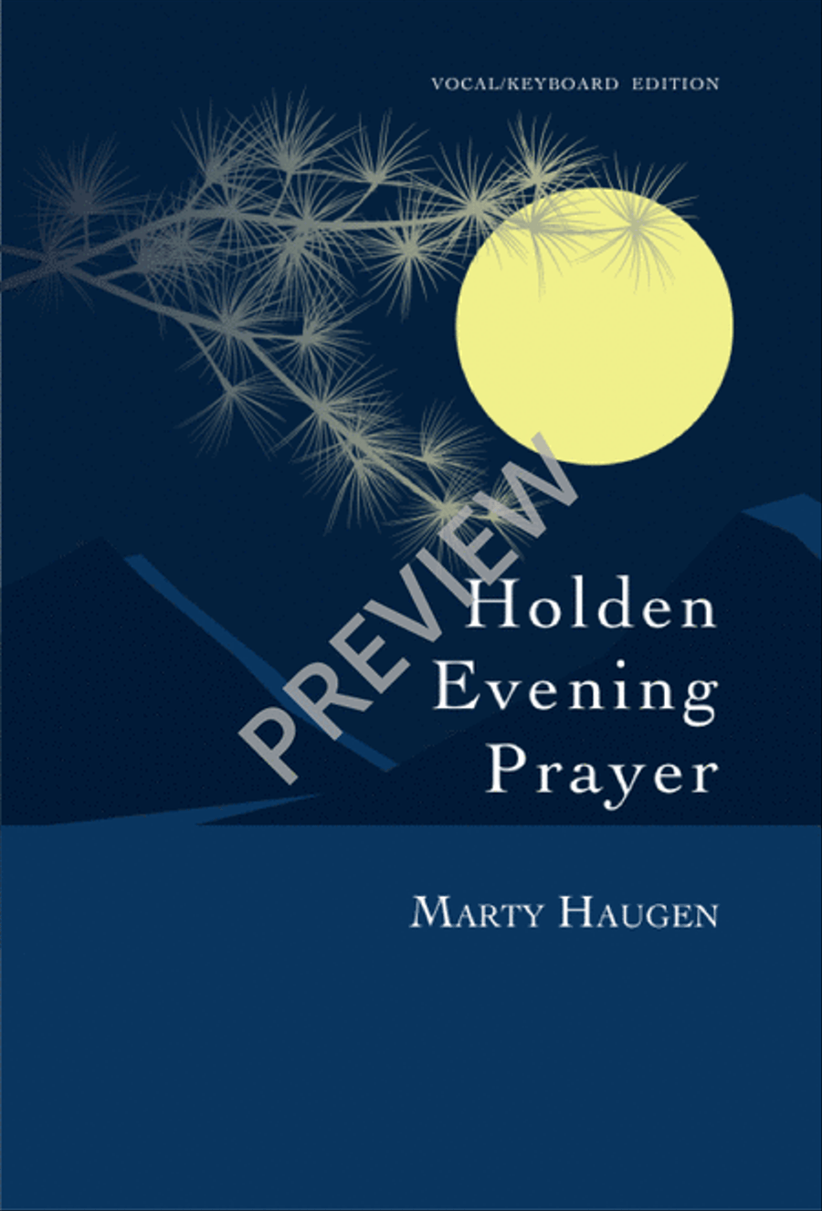Holden Evening Prayer - Vocal / Keyboard edition 2-Part scores gallery preview page 2