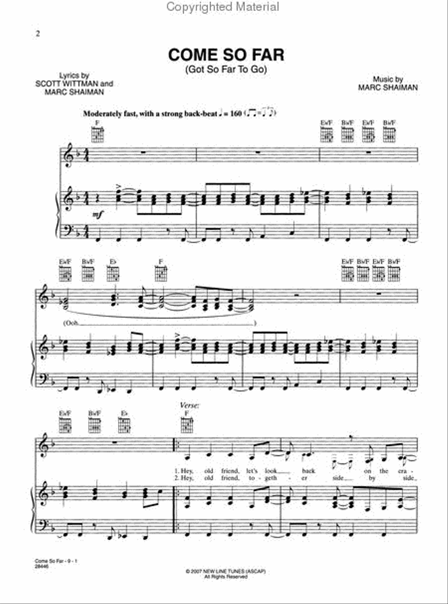 Come So Far (Got So Far to Go) (from Hairspray) Small Ensemble scores gallery preview page 2
