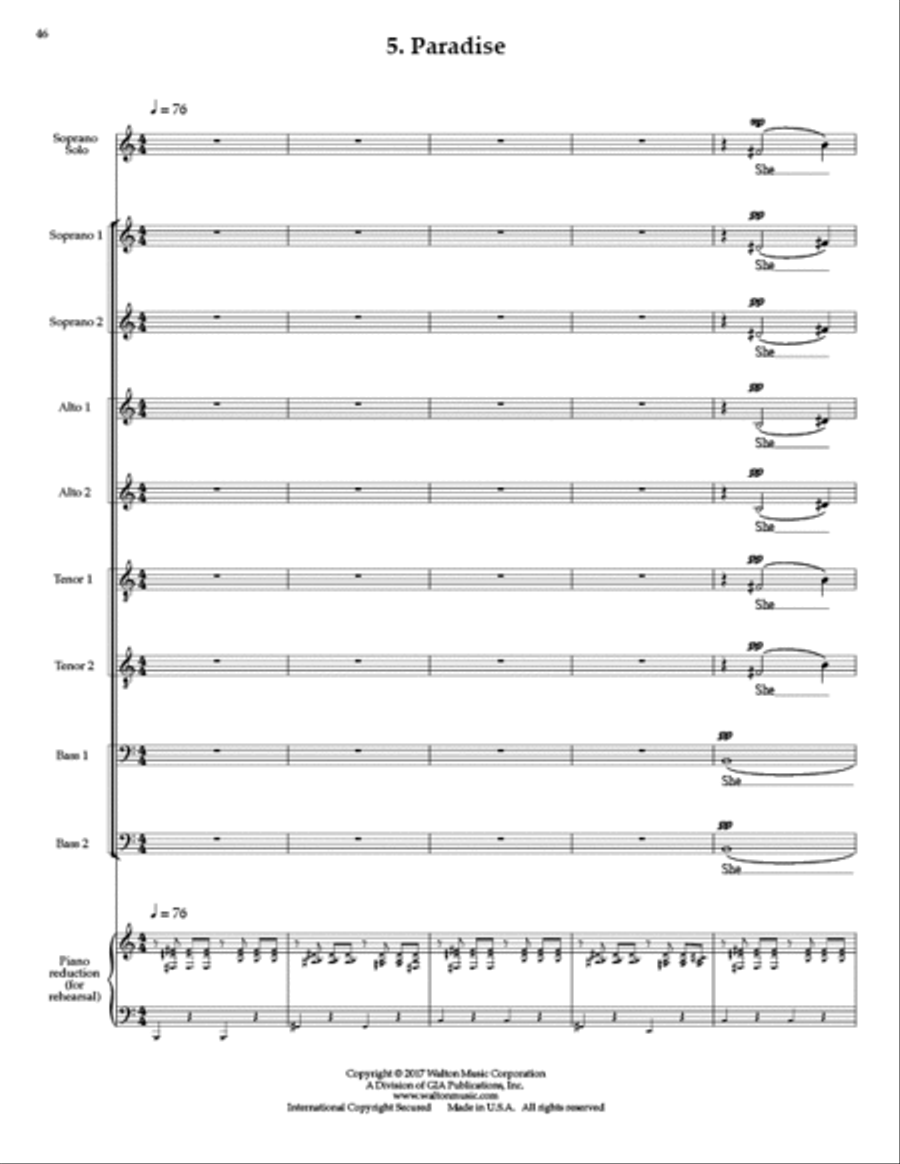 Dreamweaver - Vocal Score Divisi scores gallery preview page 6