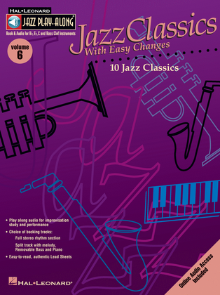 Book cover for Jazz Classics with Easy Changes