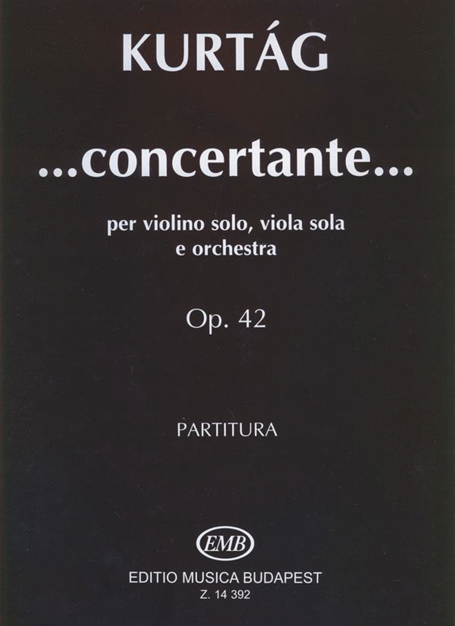 ...concertante... Orchestra scores gallery preview page 1