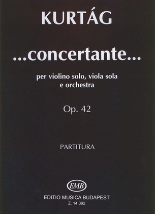 Book cover for ...concertante...