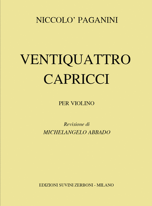 Ventiquattro Capricci Per Violino Solo