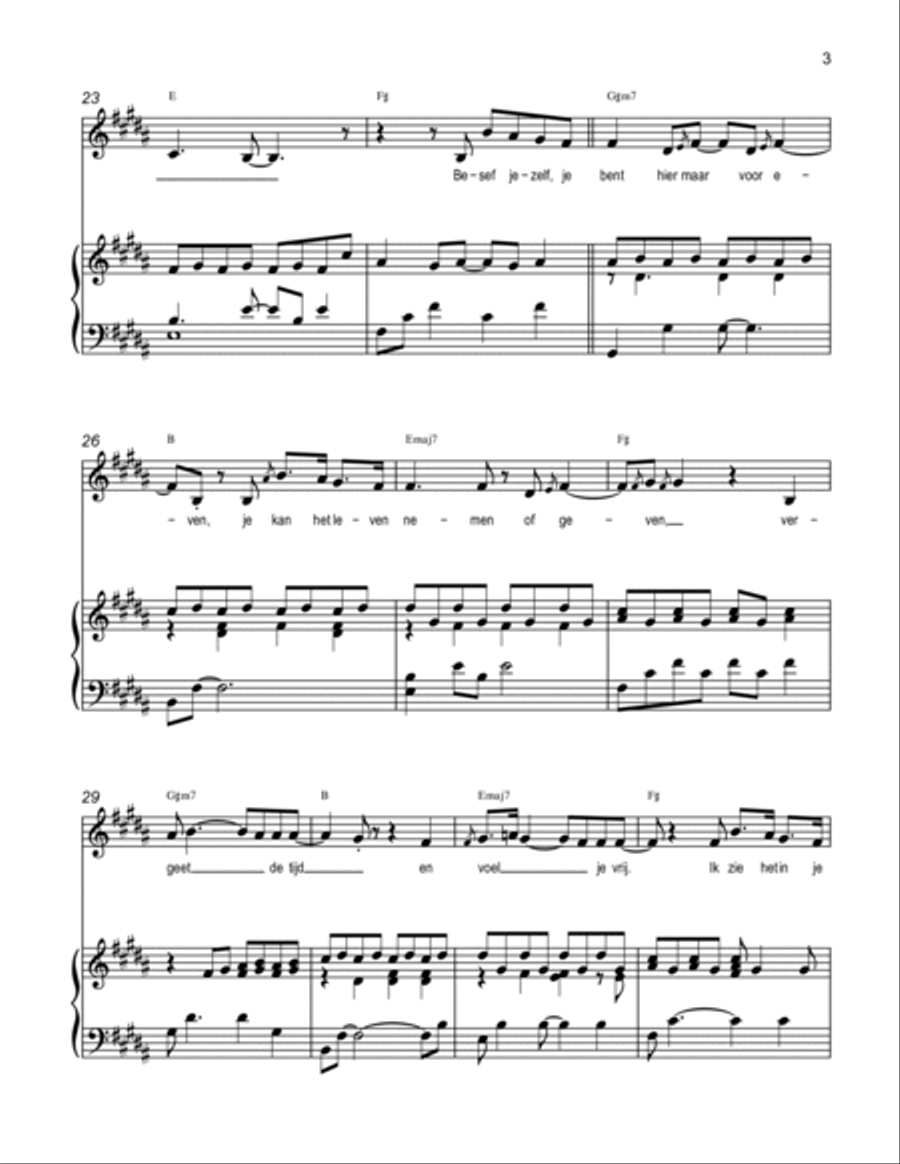 Vergeet De Tijd Voice scores gallery preview page 3