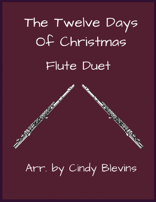 Book cover for The Twelve Days of Christmas, Flute Duet
