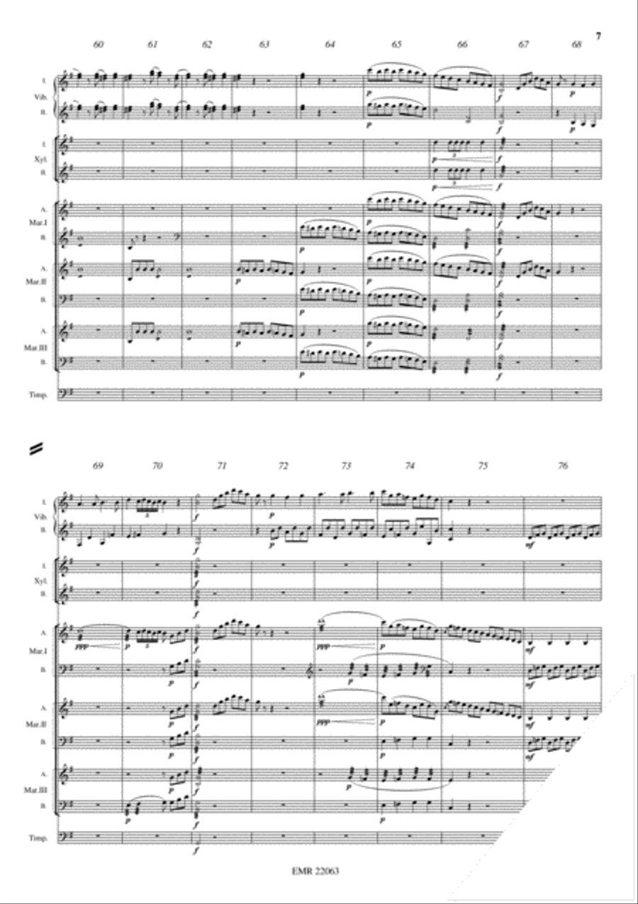 Sonate Facile Percussion Ensemble scores gallery preview page 7