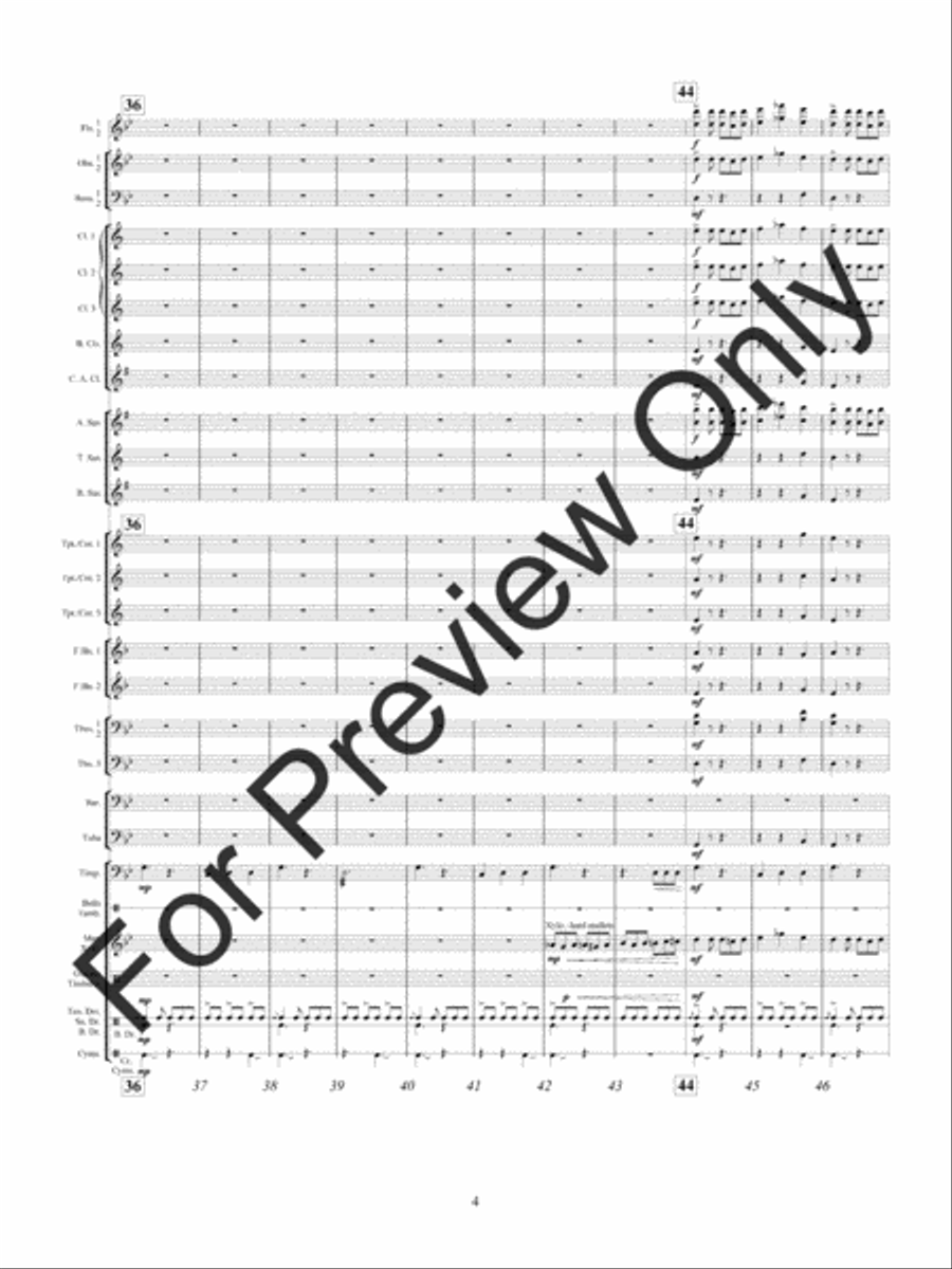 Twilight Dances (Score) Concert Band scores gallery preview page 7